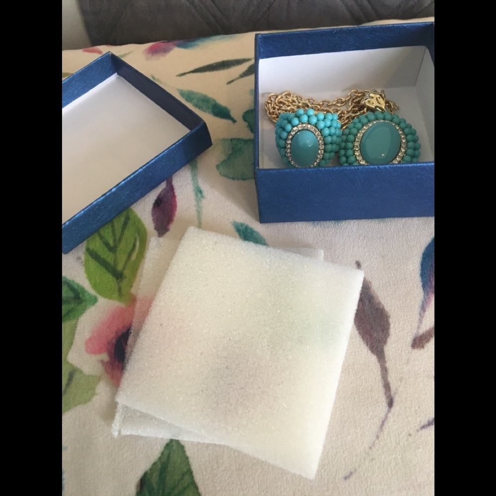 Blue Chroma, Austrian Crystal RingSz9, Pendant/Nec